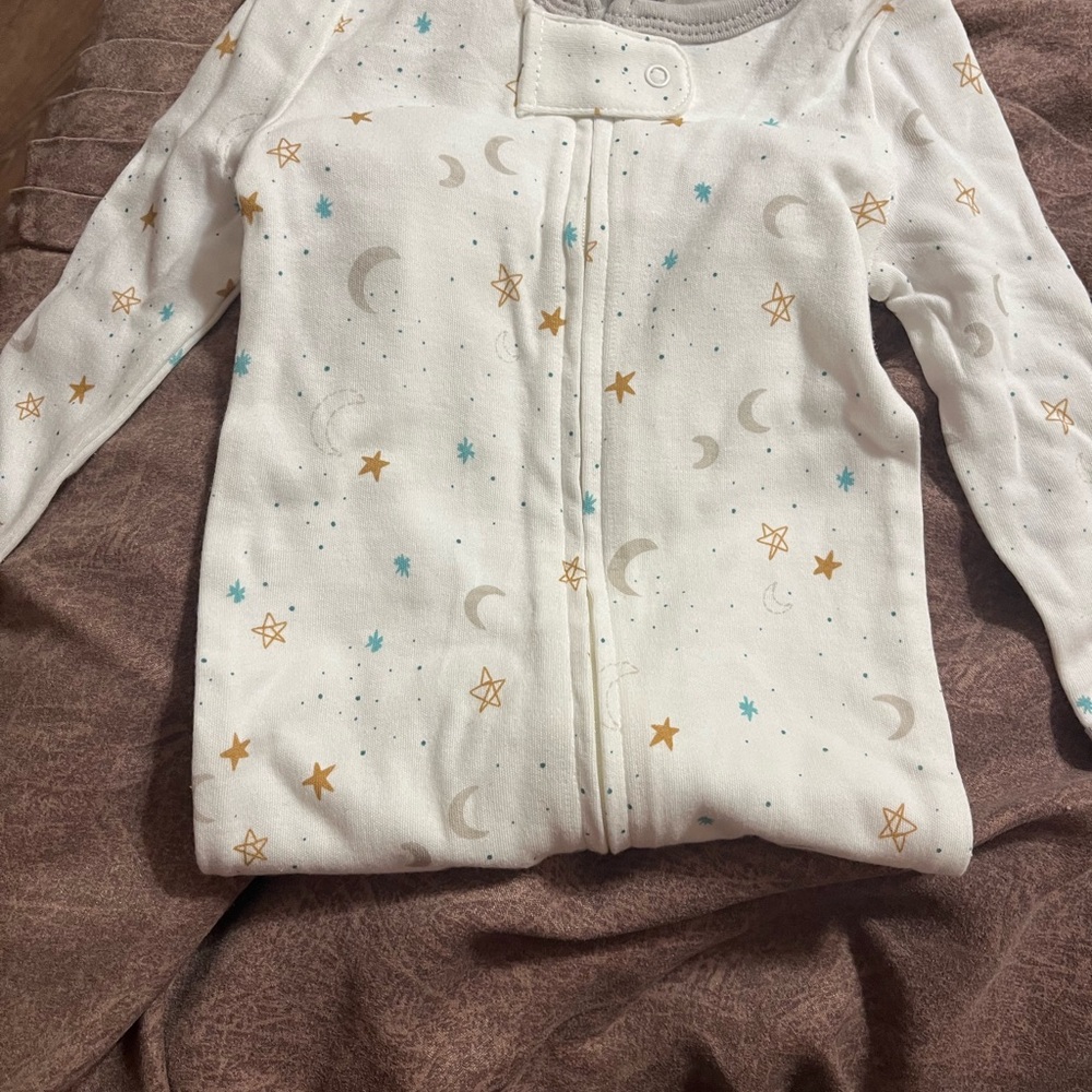 Starry Night Kids Footie Pajamas
